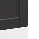 låge til opvaskemaskine Porto 60x1,5x57 cm konstrueret træ sort