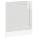 låge til opvaskemaskine Porto 60x1,5x57 cm hvid højglans