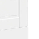 låge til opvaskemaskine Porto 60x1,5x57 cm hvid højglans