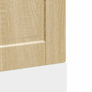 låge til opvaskemaskine Porto 60x1,5x57 cm sonoma-eg