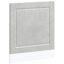 låge til opvaskemaskine Porto 60x1,5x57 cm betongrå
