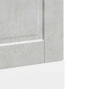 låge til opvaskemaskine Porto 60x1,5x57 cm betongrå