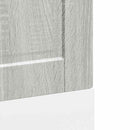 låge til opvaskemaskine Porto 60x1,5x57 cm grå sonoma-eg