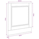 låge til opvaskemaskine Porto 60x1,5x57 cm grå sonoma-eg