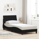 sengeramme uden madras Hanko 80x200 cm stof sort