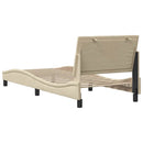 sengeramme uden madras Hanko 90x190 cm stof cremefarvet