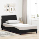 sengeramme uden madras Hanko Sort 100x200 cm Stof