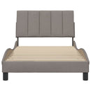 sengeramme uden madras Hanko Taupe 100x200 cm Stof