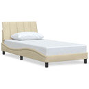 sengeramme uden madras Hanko Creme 100x200 cm Stof