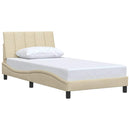 sengeramme uden madras Hanko Creme 100x200 cm Stof