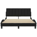 sengeramme uden madras Hanko Sort 120x200 cm Stof