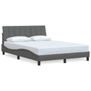 sengeramme uden madras Hanko 140x190 cm stof mørkegrå