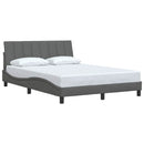 sengeramme uden madras Hanko 140x190 cm stof mørkegrå