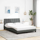 sengeramme uden madras Hanko 140x190 cm stof mørkegrå