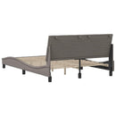 sengeramme uden madras Hanko 140x190 cm stof gråbrun