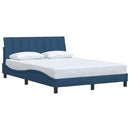 sengeramme uden madras Hanko 140x190 cm stof blå