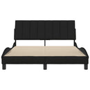 sengeramme uden madras Hanko 140x200 cm stof sort