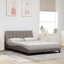 sengeramme uden madras Hanko 140x200 cm stof gråbrun