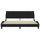 sengeramme uden madras Hanko 180x200 cm stof sort
