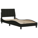 sengeramme uden madras Hanko 80x200 cm stof sort