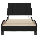 sengeramme uden madras Hanko 80x200 cm stof sort