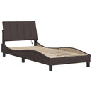 sengeramme uden madras Hanko Mørkebrun 90x200 cm Stof