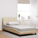 sengeramme uden madras Hanko Creme 100x200 cm Stof