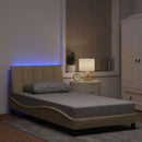 sengeramme uden madras Hanko Creme 100x200 cm Stof