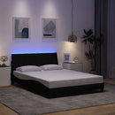 sengeramme uden madras Hanko Sort 120x200 cm Stof