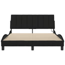 sengeramme uden madras Hanko Sort 120x200 cm Stof