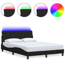 sengeramme uden madras Hanko 140x190 cm stof sort