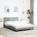 sengeramme uden madras Hanko 140x200 cm stof lysegrå
