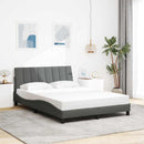 sengeramme uden madras Hanko 140x200 cm stof mørkegrå