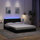 sengeramme uden madras Hanko 160x200 cm stof sort