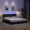 sengeramme uden madras Hanko 180x200 cm stof mørkegrå