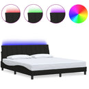 sengeramme uden madras Hanko 180x200 cm stof sort