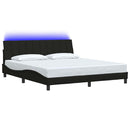 sengeramme uden madras Hanko 180x200 cm stof sort