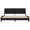 sengeramme uden madras Hanko 180x200 cm stof sort
