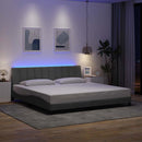 sengeramme uden madras Hanko 200x200 cm stof lysegrå