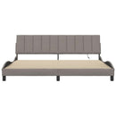 sengeramme uden madras Hanko 200x200 cm stof gråbrun