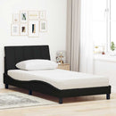 seng med madras Hanko 100x200 cm stof sort