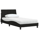 seng med madras Hanko 100x200 cm stof sort