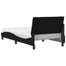 seng med madras Hanko 100x200 cm stof sort