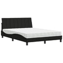 seng med madras Hanko 120x200 cm stof sort