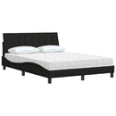 seng med madras Hanko 120x200 cm stof sort