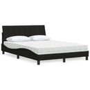 seng med madras Hanko 140x200 cm stof sort