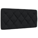 Sengeramme uden madras Sort 100x200 cm Stof