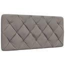 Sengeramme uden madras Taupe 100x200 cm Stof