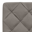 Sengeramme uden madras Taupe 100x200 cm Stof