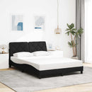 sengeramme uden madras 140x190 cm stof sort